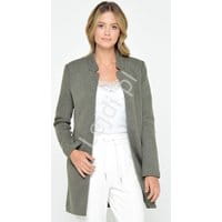 Elegancki płaszcz SOHO -jasne khaki melanż - ONLY