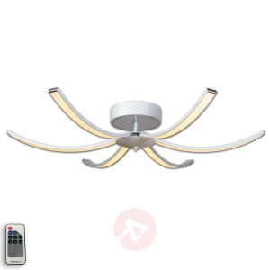 Duża lampa sufitowa LED Largo, aluminium