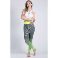 Leginsy szaro zielone - neonowe