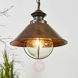 Lampa wisząca Nautica o antycznym wyglądzie 26 cm
