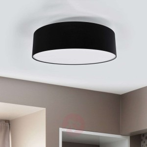 Lampa sufitowa Gala, 60cm, klosz chinz czarny