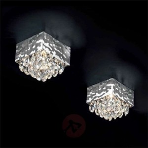 Lampa sufitowa MAGMA ze zwisającymi kryształami