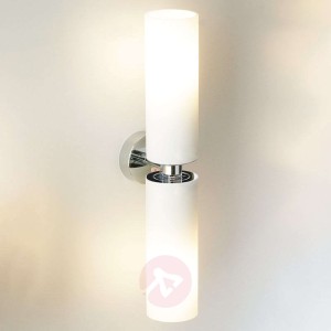 TUBE TWIN - podwójna lampa ścienna, chrom