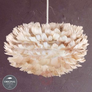 UMAGE Eos mini lampa wisząca, pióra, brązowa