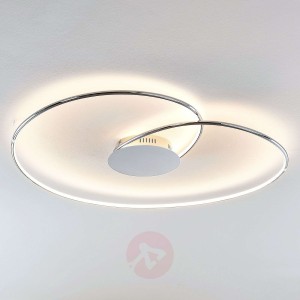Lindby Joline lampa sufitowa LED, chrom, 90 cm
