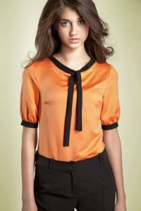 Bluzka Madeline b21 pomaranczowa