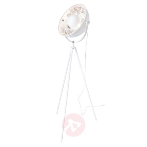 By Rydéns Captain Mini lampa stojąca biała srebrna