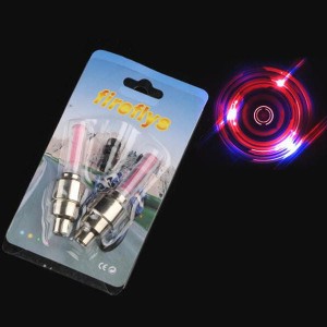 Nakrętki do kół - Neon LED -  Czerwone