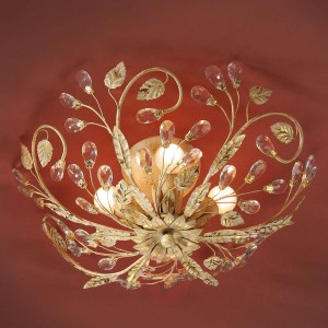 Lampa sufitowa w stylu florenckim Verdi z LED