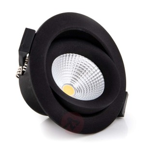 One 360° SLC oprawa wpuszczana LED czarna 2 700 K