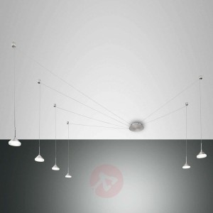 6-punktowa lampa wisząca LED Isabella