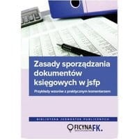 Zasady sporządzania dokumentów księgowych w JSFP Przykłady wzorów z praktycznym komentarzem