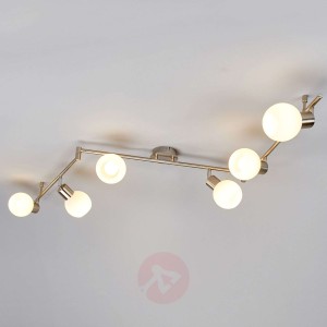 ELAINA - lampa sufitowa LED, 6-pkt., matowy nikiel