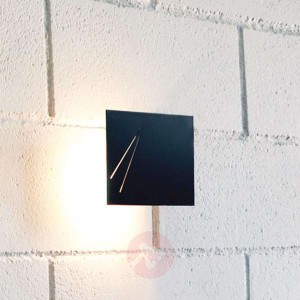 Des.agn – włoska designerska lampa ścienna, czarna