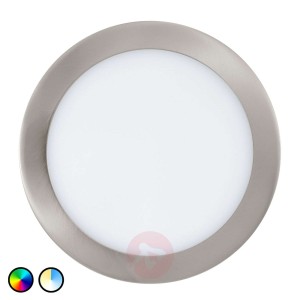 Fueva-Connect oprawa wpuszczana LED nikiel 22,5 cm