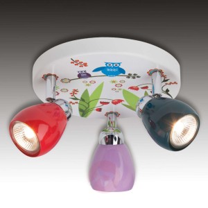 Radosna lampa sufitowa do pokoju dziecięcego Birds