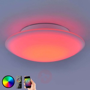 Q-Arktis lampa sufitowa LED, z pilotem