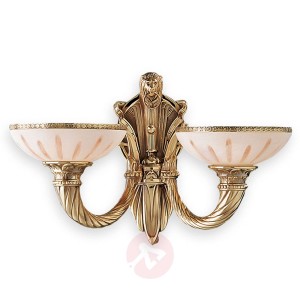 Alhambra – 2-punktowa lampa ścienna z alabastru