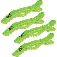 The Wet Brush Big Mouth Wet Clips Lime (4pcs) (SS405ILIME)
