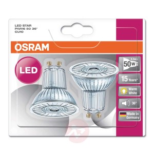 Żarówka reflektorowa LED Star GU10 4,3W 827 2 szt.