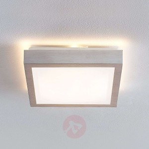 Lindby Margit lampa sufitowa LED alu kątowa, 27 cm