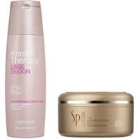 Alfaparf Keratin Therapy Maintenance Conditioner 250ml + Wella SP Luxe Oil Keratin Restore Mask 150ml