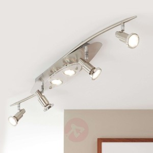 Oszczędna lampa sufitowa LED Flash, 6-punktowa