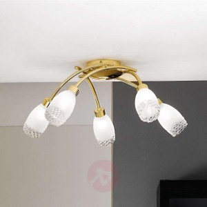 Lampa sufitowa ILENA ze szklanymi kloszami