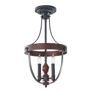 Lampa sufitowa w stylu country Alston
