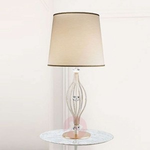 Lampa stołowa ANOUK w kolorze kości słoniowej