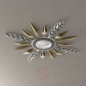 Urocza lampa wpuszczana Fello biała