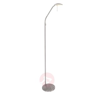 Lampa stojąca LED Zenith, ściemniacz, stalowa
