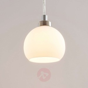Lampa wisząca LED Kimi do szyny 1-fazowej, biała
