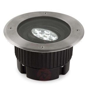 Gea - okrągła oprawa wpuszczana w podłogę LED