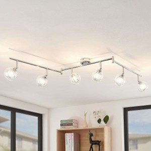 Lindby Pranas spot sufitowy LED, 6-punktowy