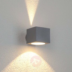 Kwadratowa zewnętrzna lampa ścienna MODENA SQUARE