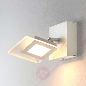 Biały spot ścienny LED Line