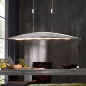 Lampa wisząca LED Colmar tunable white, nikiel