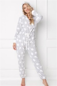 Kombinezon Polar Bear Onesie Grey