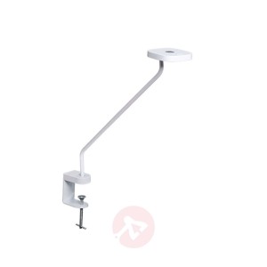 Lampa robocza Trace z zaciskiem, biała