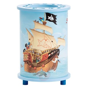Dziecięca lampa stołowa z motywem Capt'n Sharky