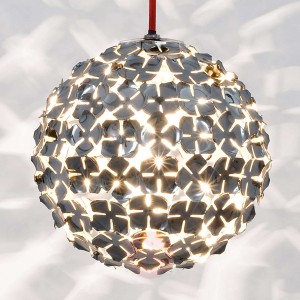 Terzani Ortenzia - lampa wisząca z dekor. kwiatową