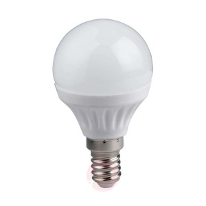 Żarówka kropla LED E14 4W, ciepła biel