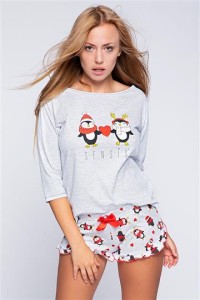 Pizama Winter Pingu