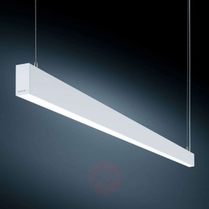 Biała lampa wisząca LED S55 do pracy przy ekranie