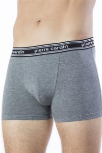 Bokserki PCU254 Grigio Melange - Szare Pierre Cardin