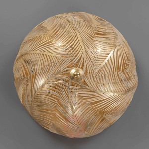 Felce – złota designerska lampa sufitowa