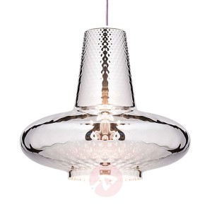 Lampa wisząca Giulietta 130 cm, srebrny metalik