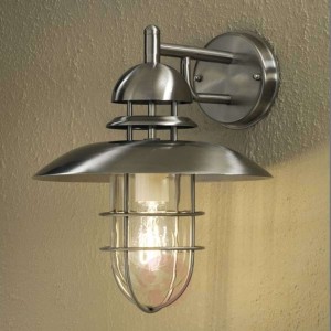Nowoczesna zewnętrzna lampa ścienna