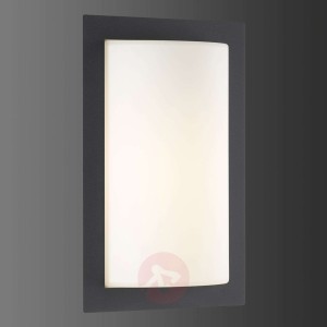 Grafitowy kinkiet zewnętrzny Luis z LED